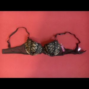 NWT Adore Me black corset lace bra